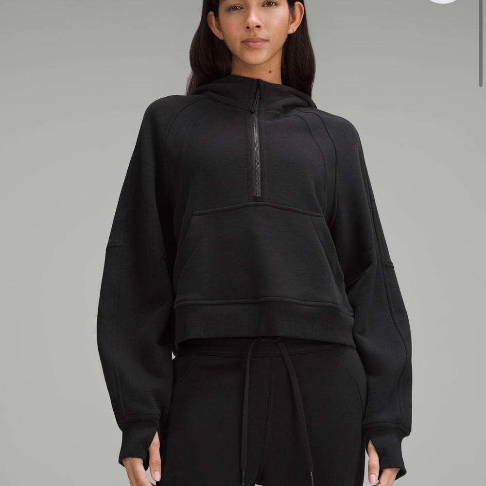 lululemon scuba oversized half zip hoodie